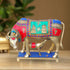 Brass Cow With Calf Stone Statue 13.44Kg